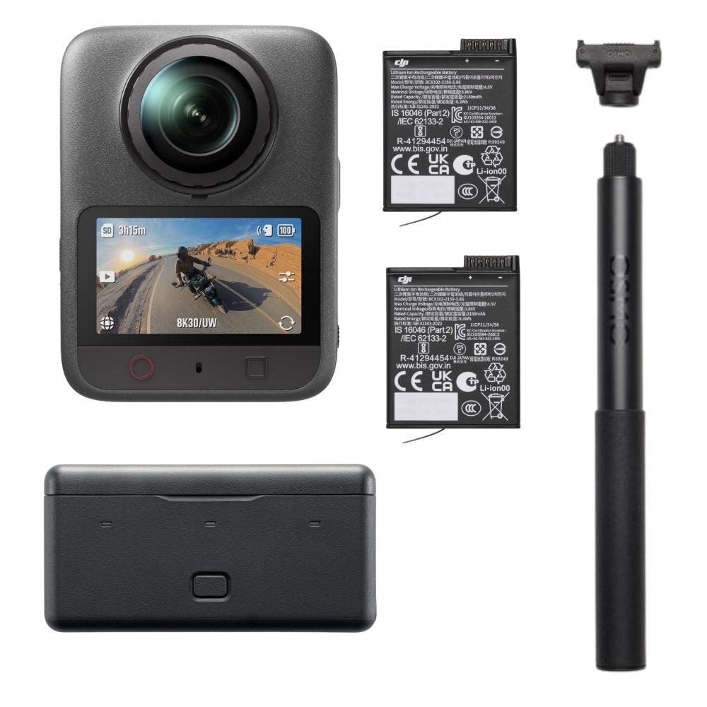 [レンタル] DJI Osmo 360 II アドベンチャーコンボ 360度カメラ