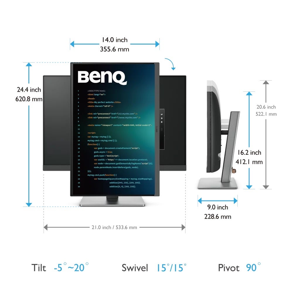 レンタル] BenQ RD280U 28.2型 プログラミングモニター - Rentio