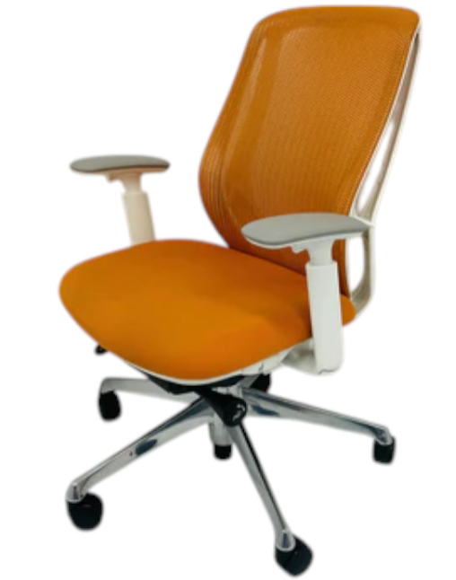 [レンタル] オカムラ Sylphy(シルフィー)C685BW-FMR8 オフィスチェア ※1都3県のみ対応