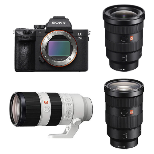 ソニー α7 III GMレンズ3点セット (16-35mm,24-70mm,70-200mm) ミラーレス一眼