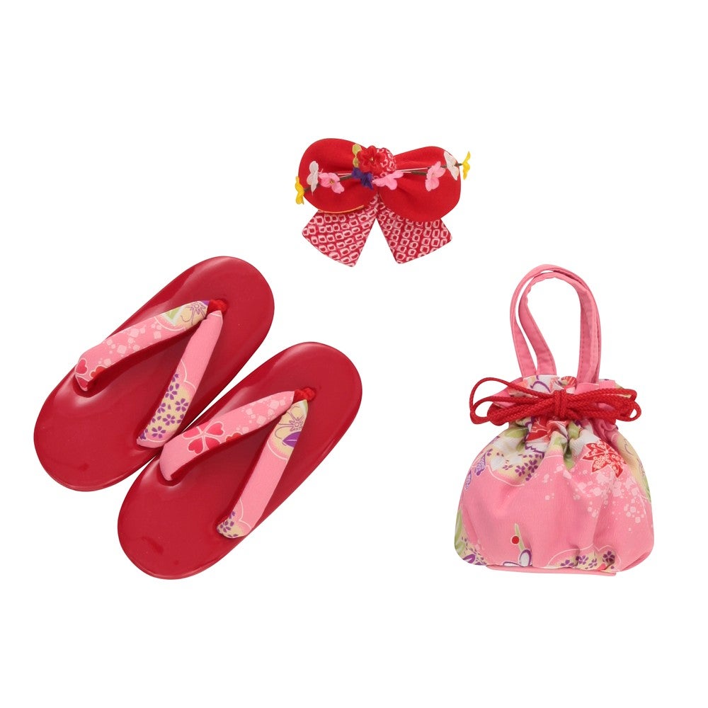 [レンタル] 七五三/節句 被布セット 3歳女の子 ふんわり 薔薇の宅配レンタル - 4