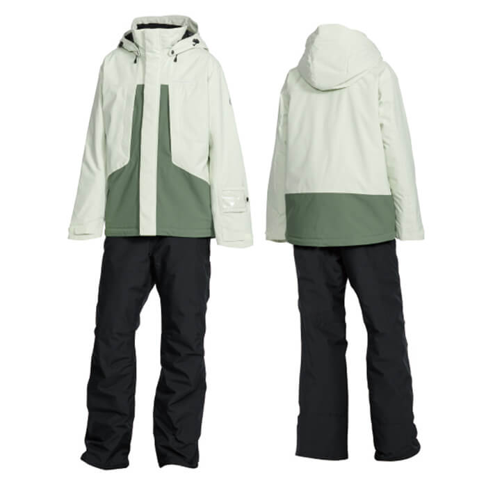 [レンタル] オンヨネ(ONYONE) メンズ スキー・スノボウェア 上下セット グリーン×ブラック (Lサイズ)の宅配レンタル - 2