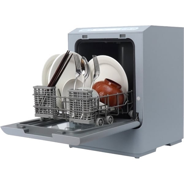 [レンタル] [～食器12点]サンコー ラクアmini color 食器洗い乾燥機 工事不要 タンク式 - 2