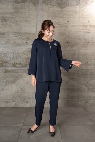 [レンタル] BELINDA DE CAPRIS ノーカラーAラインジャケット テーパード2P レディーススーツの宅配レンタル - 6