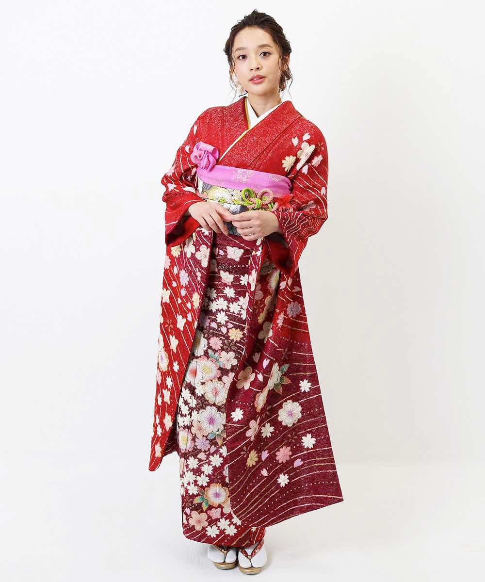 [レンタル] 【対応身長160-175cm】レンタル振袖フルセット-834の宅配レンタル - 4