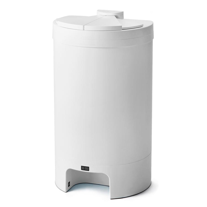 [レンタル] DiETZ(ディーツ) DustBox30 フットセンサー搭載自動開閉ゴミ箱 オフホワイト