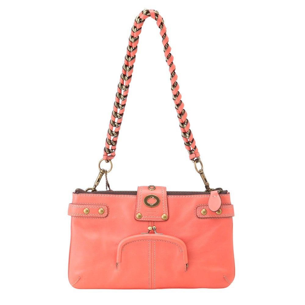 [レンタル] レディース コーチ チェーンショルダー ピンク