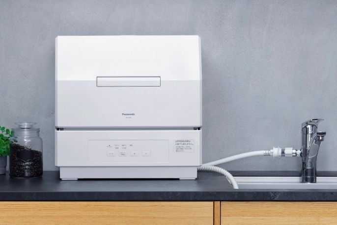 [レンタル] 【長期利用向け】[～食器18点]パナソニック 食器洗い乾燥機 NP-TCR5 分岐水栓対応 3人分 - 4