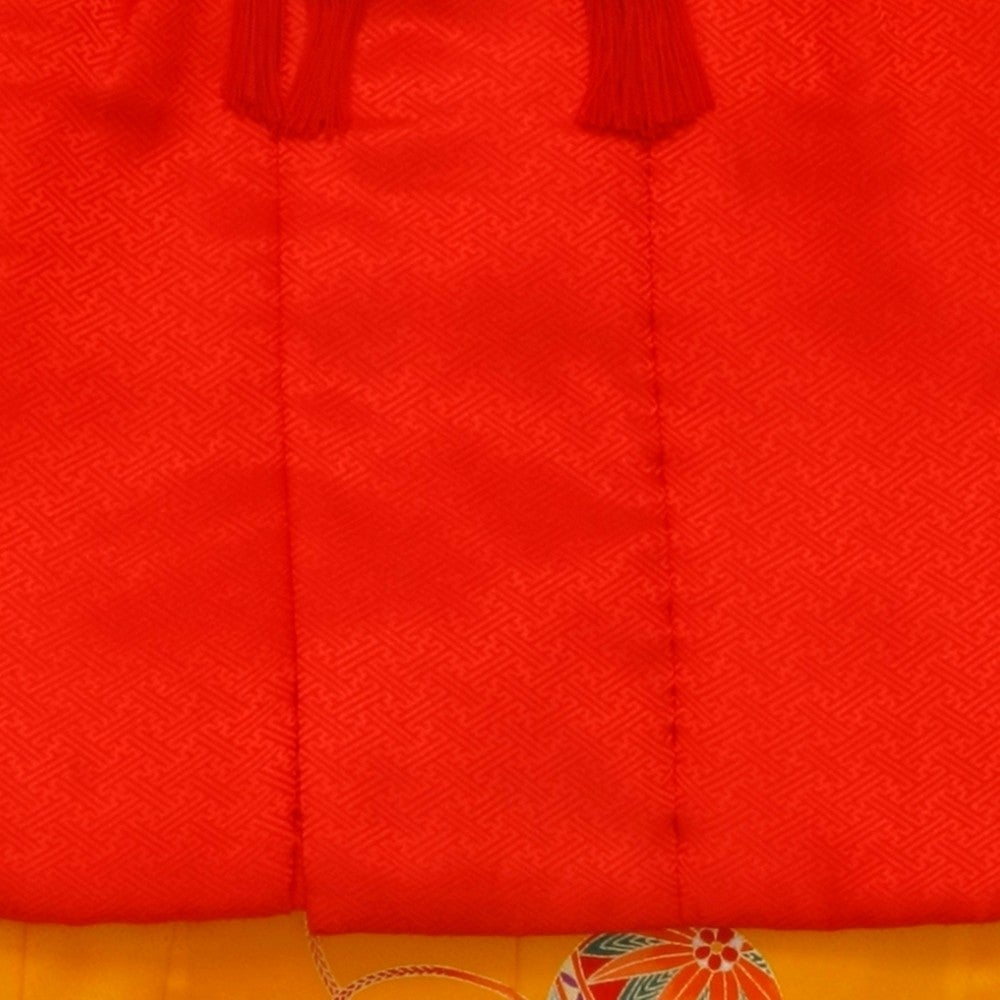 [レンタル] 七五三/節句 被布セット 3歳女の子 被布セット 牡丹柄 花々の宅配レンタル - 2