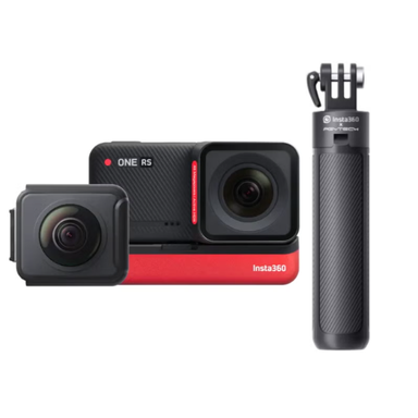 Insta360 ONE RS ツイン版 360度モジュール + 4Kブーストレンズ + ミニ見えない自撮り棒＋三脚セット