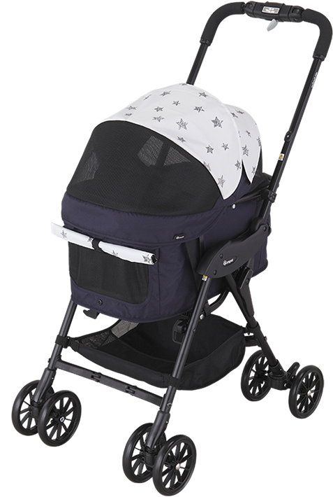 コンビ ペット用カート ミリミリライト アルファ EG ロング D ネイビー