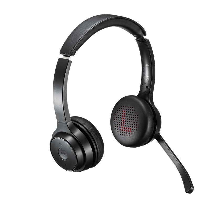 [レンタル] サンワサプライ MM-BTSH62BK Bluetoothヘッドセット - 2