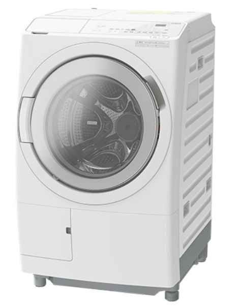 [レンタル] 日立【左開き】洗濯12kg/乾燥6kg ビッグドラム BD-SW120ML ドラム式洗濯乾燥機 - 2