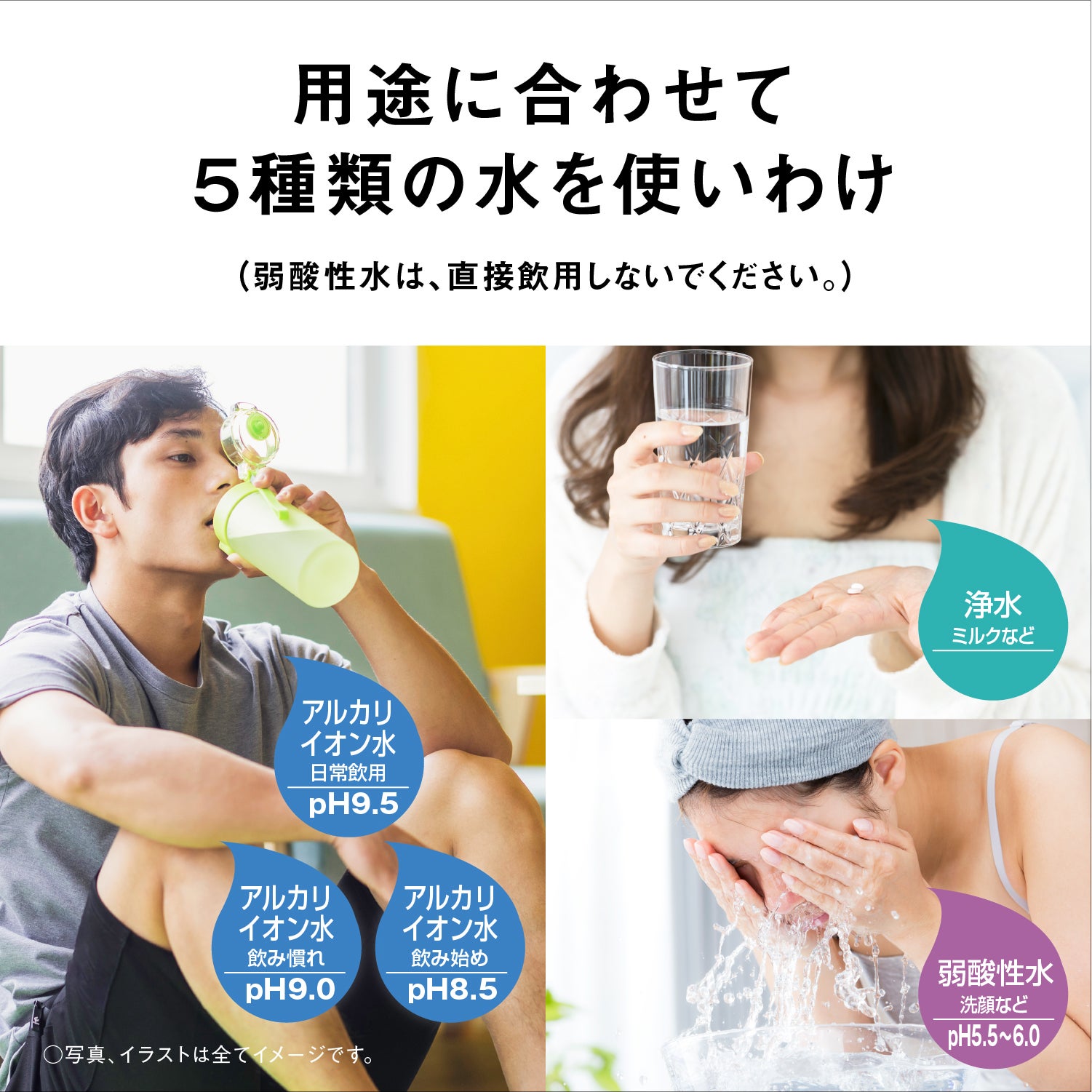 [レンタル] パナソニック アルカリイオン整水器 TK-AS47-H - 5