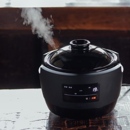 [レンタル] [3合炊き] シロカ 長谷園×シロカ かまどさん電気 全自動炊飯土鍋 SR-E111 伊賀焼 おこげ - 7