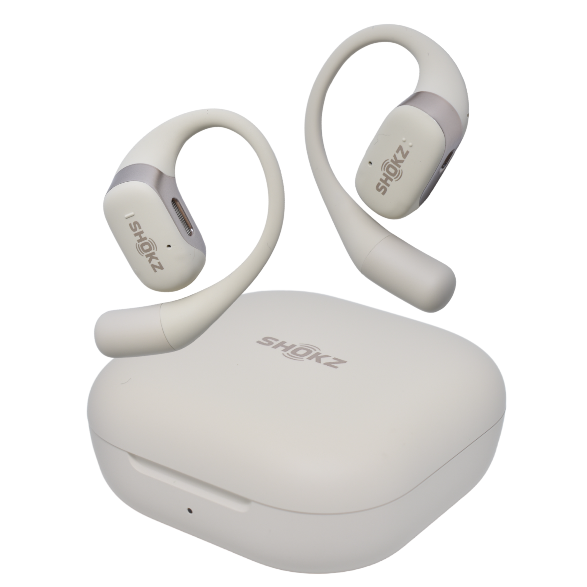 レンタル] shokz 完全ワイヤレスイヤホン OpenFit ベージュ - Rentio