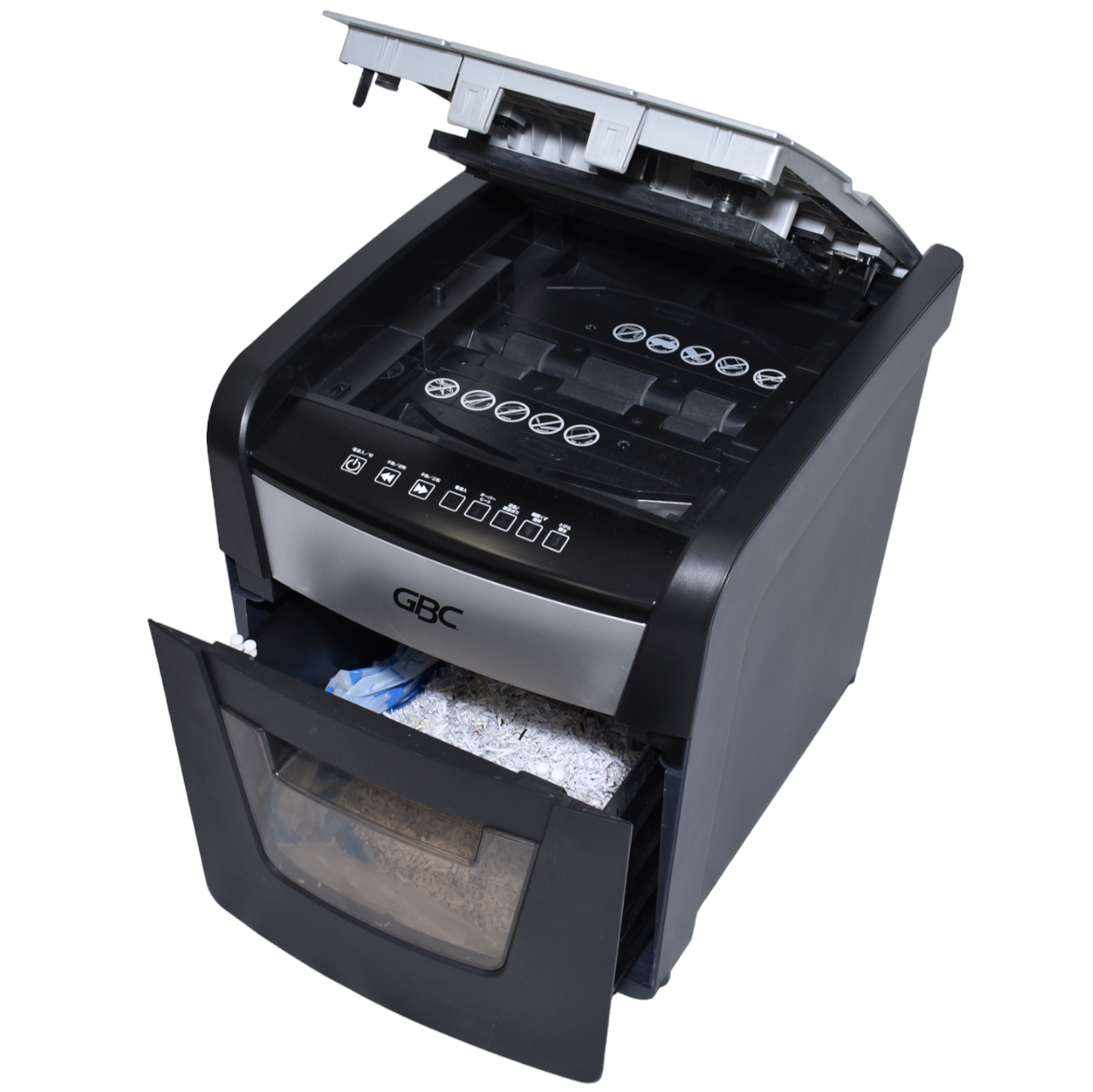 (美品) GBC 50AFX-ECS オートフィードシュレッダー Amazon | GBC オートフィードクロスシュレッダー ブラック