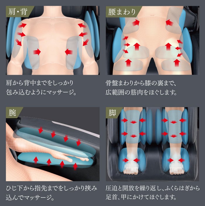 [レンタル] フジ医療器 H24 AS-R2300 マッサージチェア - 9