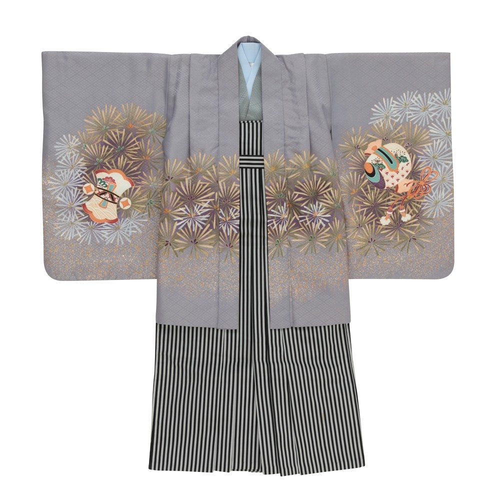 [レンタル] 七五三/節句 袴セット 5歳 男の子 赤鷹 小槌の宅配レンタル - 4