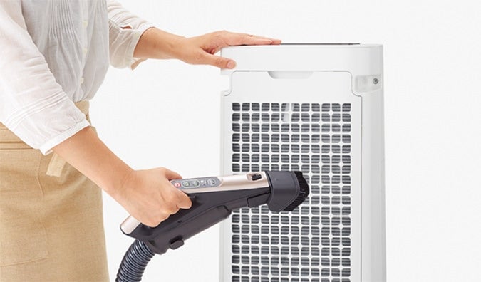 [レンタル] シャープ 加湿空気清浄機 プラズマクラスター25000 KI-RS40 ホワイト(空気清浄～18畳 / 加湿〜最大12畳) - 4