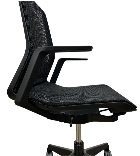 [レンタル] オカムラ CYNARA（シナーラ）シリーズ スタンダードカラータイプ 固定肘 ブラックボディー ホローウレタンキャスター CD77JK F2X1 オフィスチェア - 9