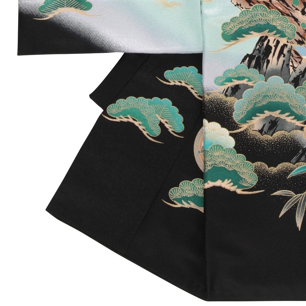 [レンタル] 男の子 お宮参り 産着レンタル6点フルセット 交織 虎 松の宅配レンタル - 2