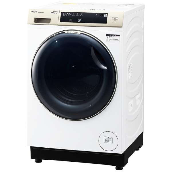 [レンタル] アクア 【左開き】AQW-DM12R ドラム式洗濯乾燥機 洗濯12kg/乾燥6kg - 2