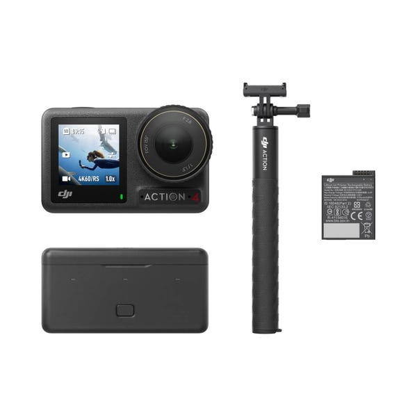 レンタル] DJI Osmo Action 4 Adventure コンボ (予備バッテリー1個 