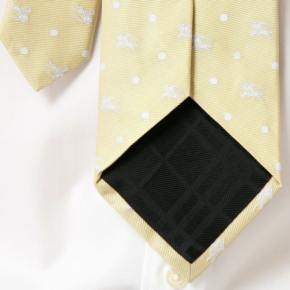 [レンタル] バーバリー メンズネクタイ シルク イエロー ドットの宅配レンタル - 4