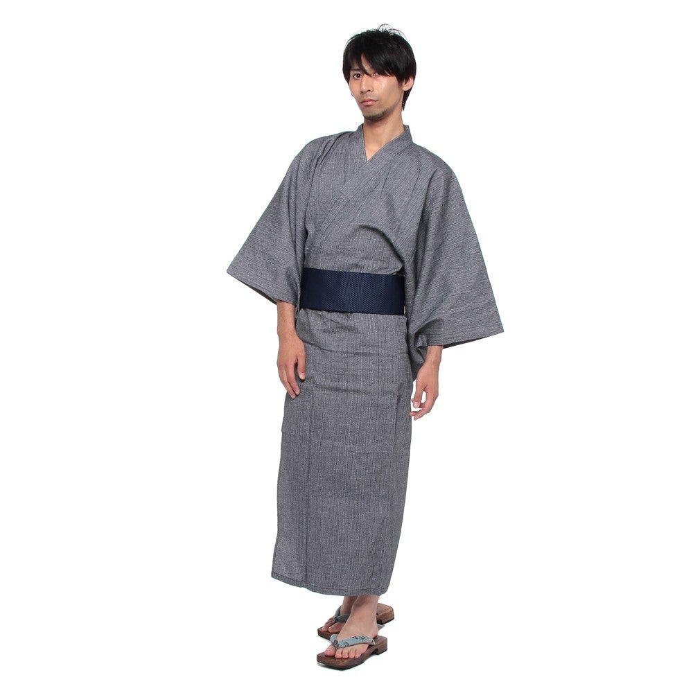 [レンタル] メンズ浴衣 フルセット シンプル・無地柄 身長目安175cmの宅配レンタル - 2