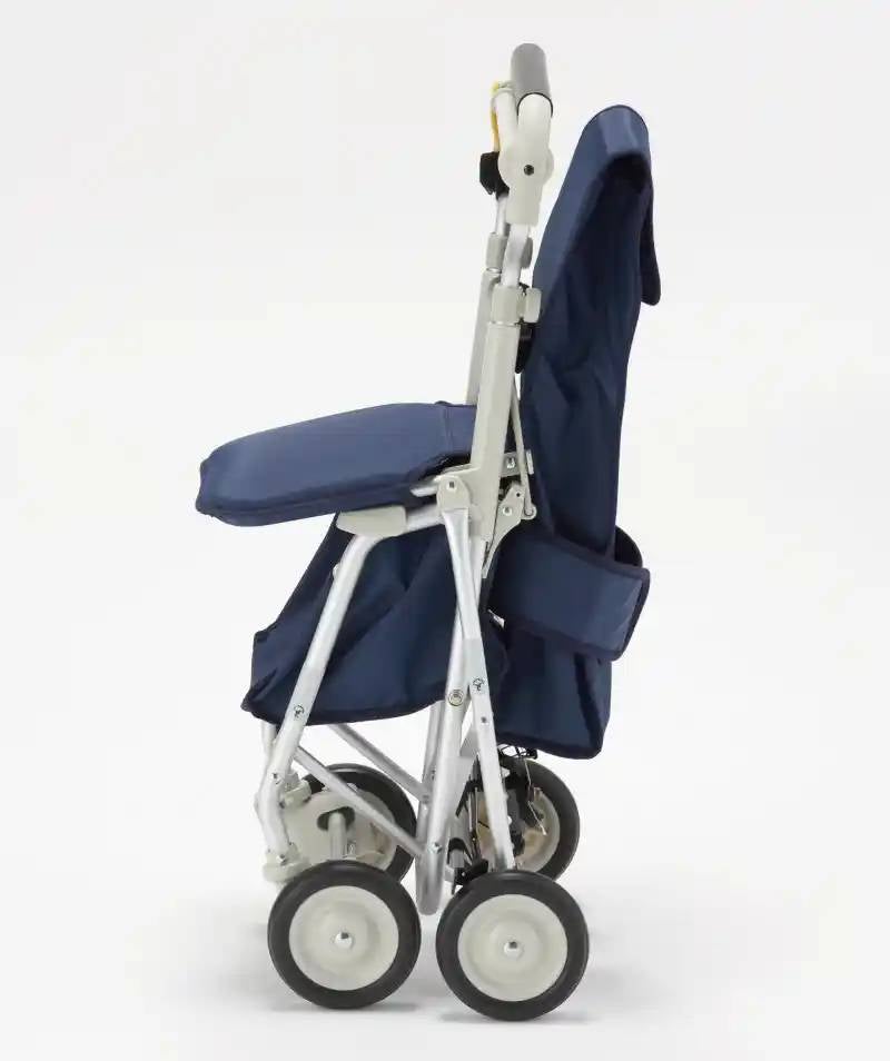 [レンタル] 【送料別】フランスベッド FBライトミニ 背袋付き・紺(酸素ボンベ収納可) - 5