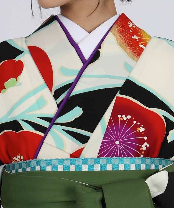 [レンタル] 【対応身長 157cm～165cm】卒業式 袴 レンタル フルセット 女性 袴セット-1810の宅配レンタル - 12