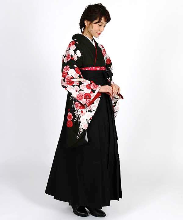 [レンタル] 【対応身長 157cm～165cm】卒業式 袴 レンタル フルセット 女性 袴セット-908の宅配レンタル - 4