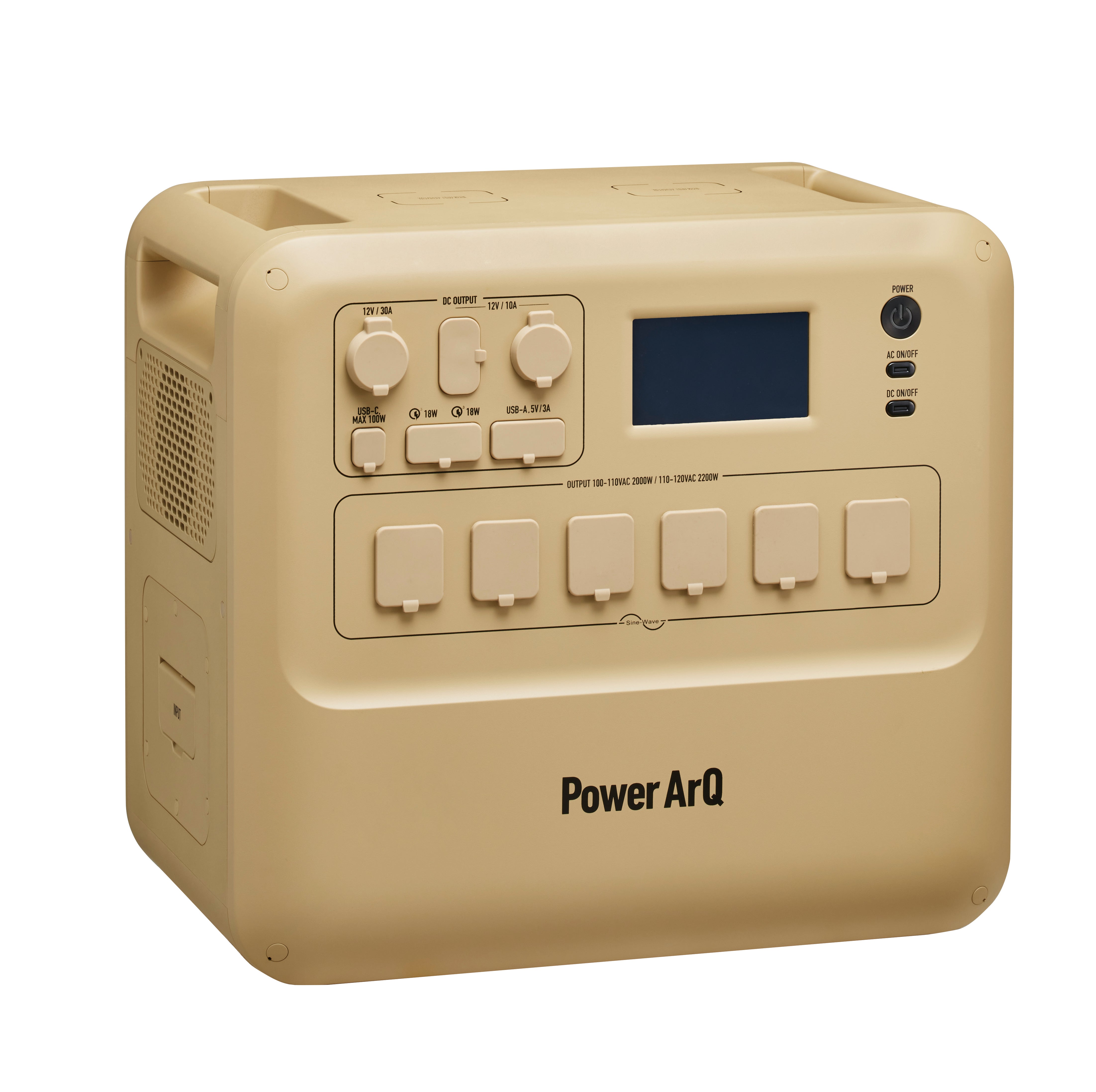 [レンタル] 加島商事 PowerArQ Max ポータブル電源（2150Wh） コヨーテタン