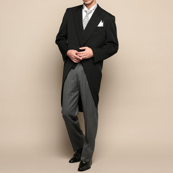 [レンタル] メンズ モーニング 10点フルセット クラシックタイプの宅配レンタル - 18