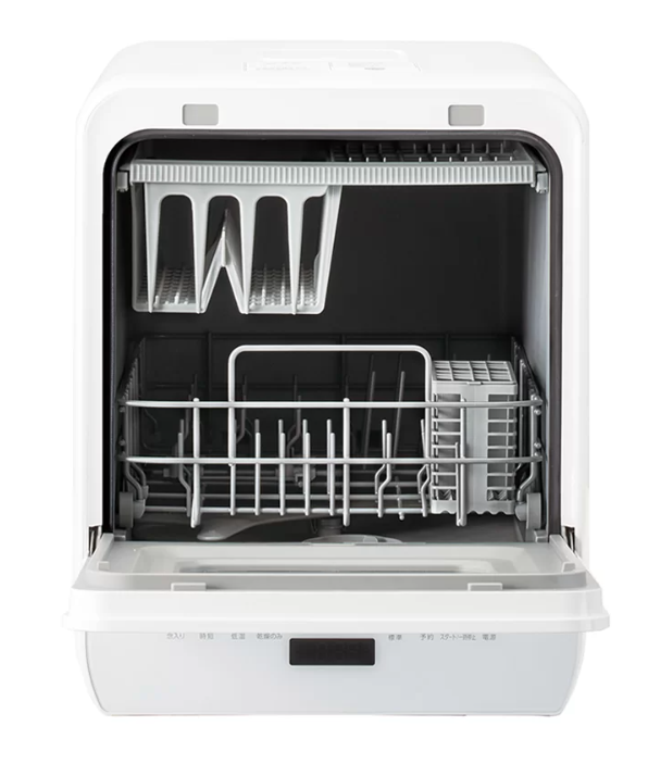 [レンタル] [～食器28点]アクア 食器洗い乾燥機 ADW-M28B 工事不要 タンク式 分岐水栓対応 - 2