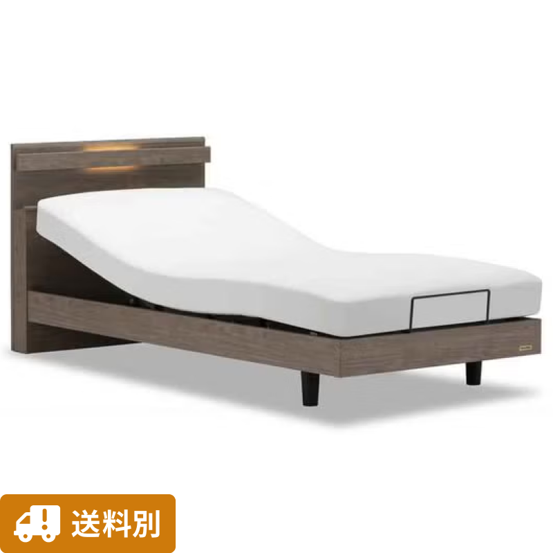 [レンタル] 【送料別 / セミダブル】フランスベッド 棚あり 電動リクライニングベッド(マットレス付き)FAD-C1 LG-RX セミダブルサイズ