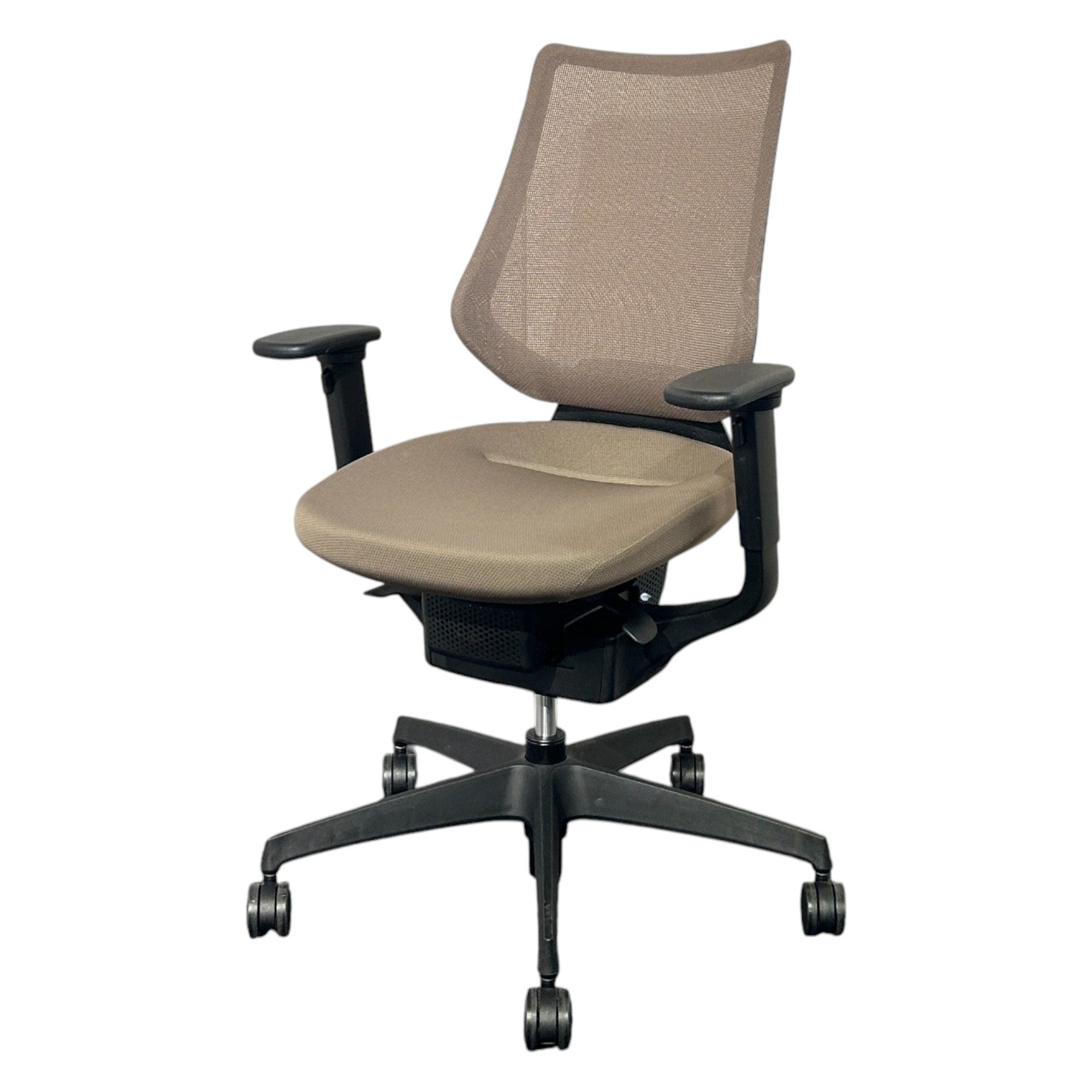 [レンタル] コクヨ オフィスチェア ing ハイバック 可動肘 ダークグレージュ ブラック CRS-G3402E6