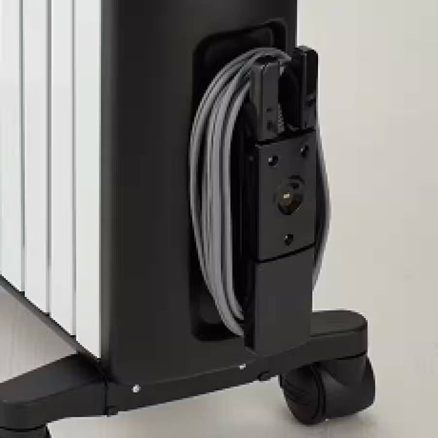 [レンタル] [2020年発売モデル] デロンギ マルチダイナミックヒーター MDHU12-BK 1200W ピュアホワイト＋マットブラック (暖房目安 8～10畳) - 11