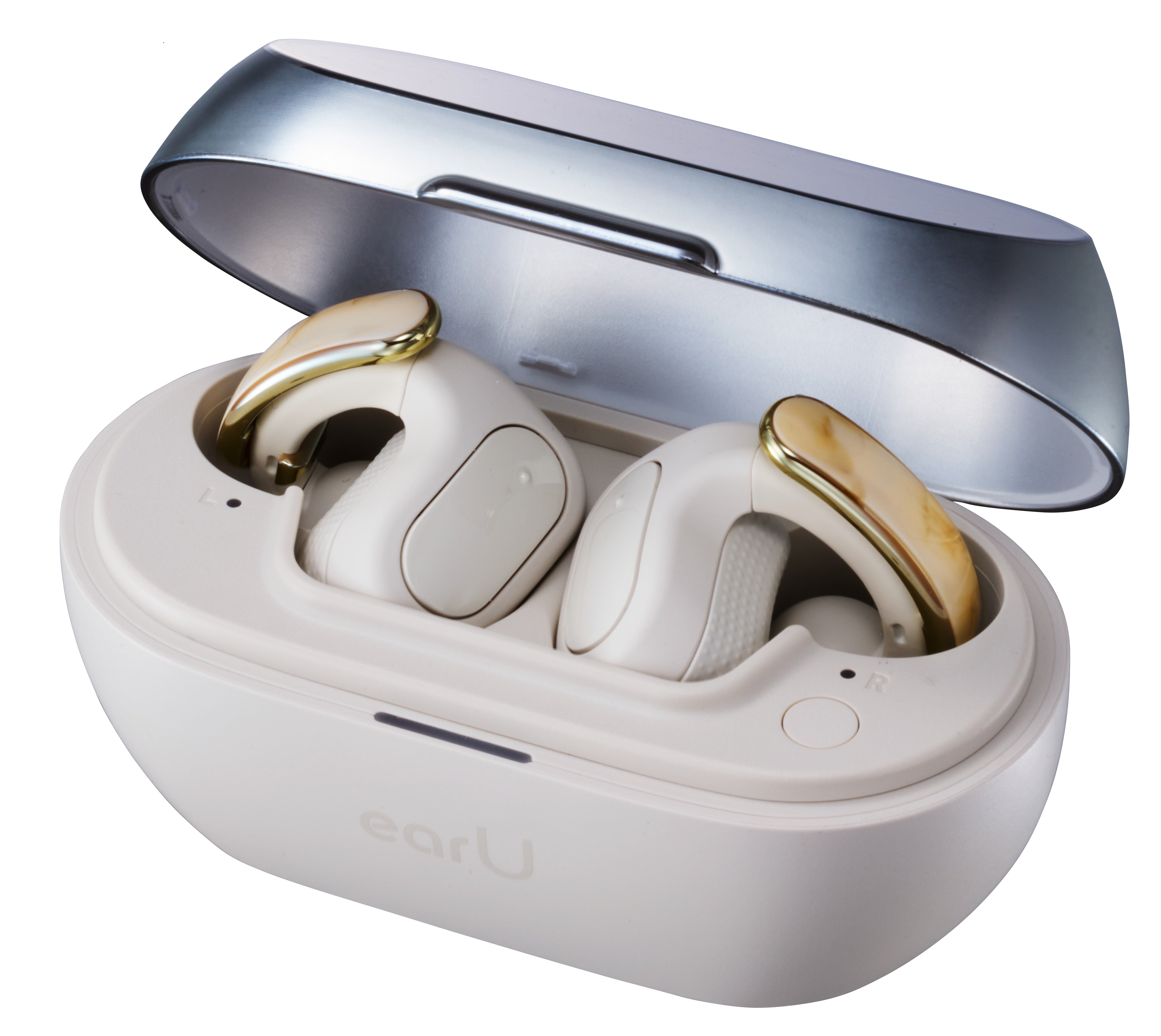 [レンタル] CASIO(カシオ) earU(イアユー) ER-100SH ヒアリングアシストイヤホン アイボリーホワイト