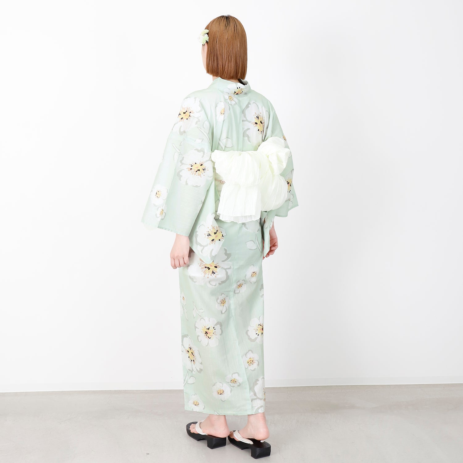 [レンタル] [2025新作]SION レディース浴衣 花柄 フリーサイズの宅配レンタル - 4