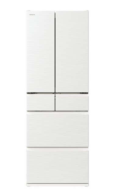 [レンタル] [540L][ファミリー向け][観音開き]日立 R-H54X 冷凍冷蔵庫 ピュアホワイト - 2