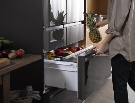 [レンタル] [547L][ファミリー向け][観音開き]三菱電機 MR-WZ55M 中だけひろびろ大容量 冷凍冷蔵庫 - 8