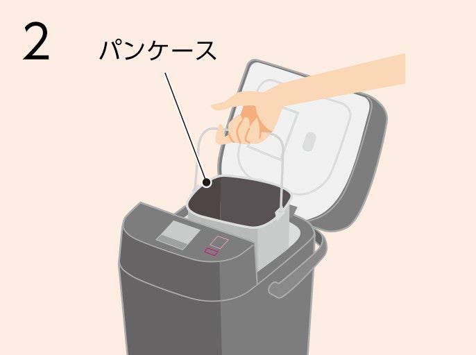 [レンタル] [1斤/餅つき]パナソニック ホームベーカリー SD-MT3-W ホワイト - 3