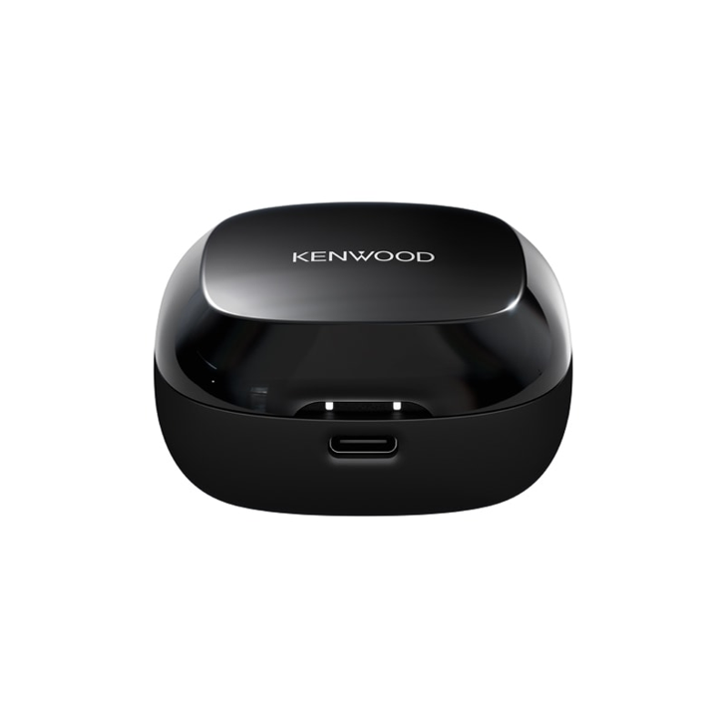 JVCケンウッド GLASS Core KH-CRZ90T ワイヤレスイヤホン 充電ケース 正面 USB-C - 3