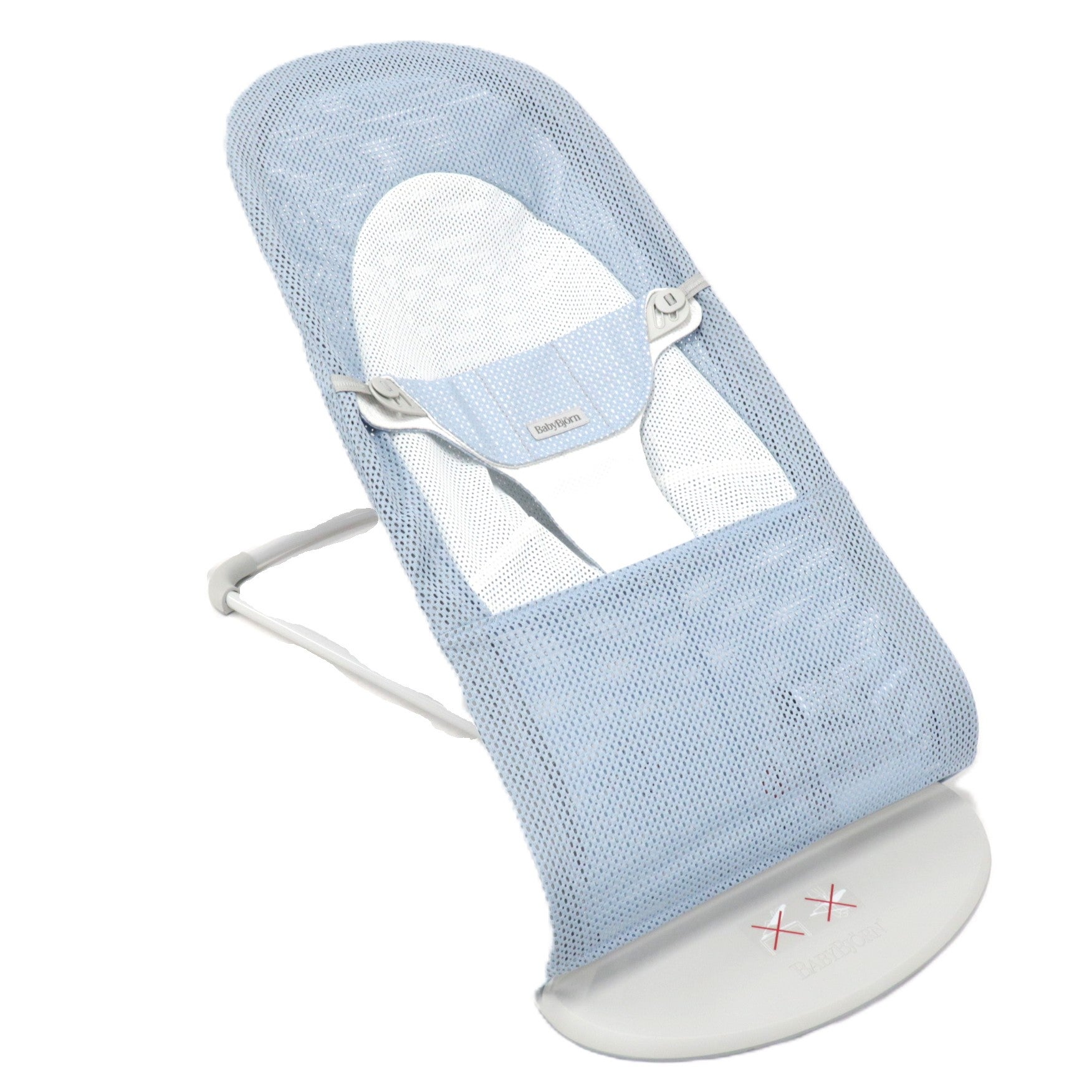 [レンタル] BabyBjorn ベビービョルン バランスソフト メッシュ バウンサー スカイブルーホワイト