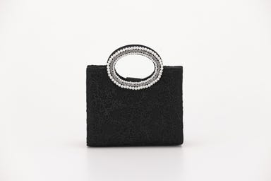 アートマリー ハンドパール刺繍パーティーバッグ ブラック