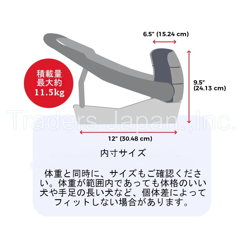 [レンタル] Buddy Rider 自転車取付用ペットカート - 6