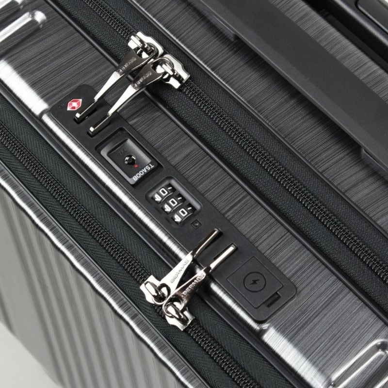 [レンタル] [1-3泊向けサイズ]BERMAS INTER CITY No.60523 33L ハードスーツケース ブラックヘアラインの宅配レンタル - 10