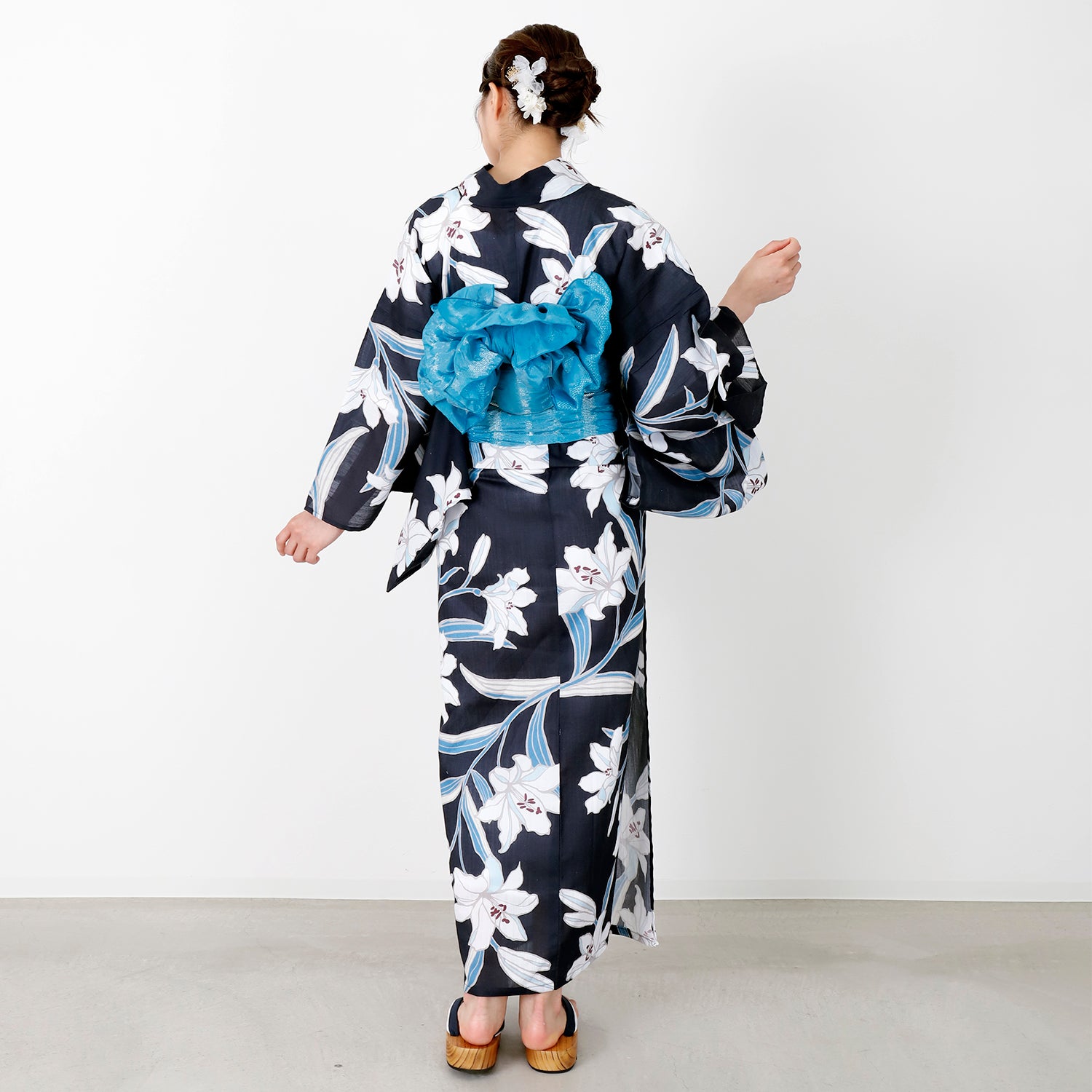 [レンタル] [2025新作]SION レディース浴衣 百合 フリーサイズの宅配レンタル - 5